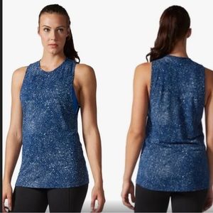 Adidas Blue Speckled Tank Top
